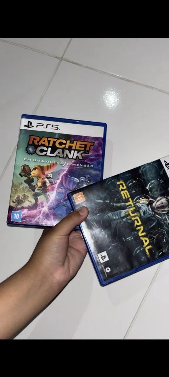 Jogo ps5 ratchet&clank e returnal no precinho $$$$