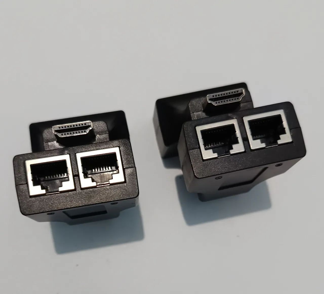 VENDO - (Dois PARES) Extensor HDMI Duplo RJ45 - Transmissor De Vídeo Full HD - R$ 20,00 - Foto 2