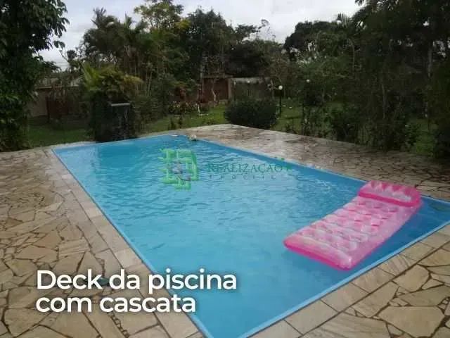 chacara top em Itanhaém, com piscina e lago de pesca - Foto 5