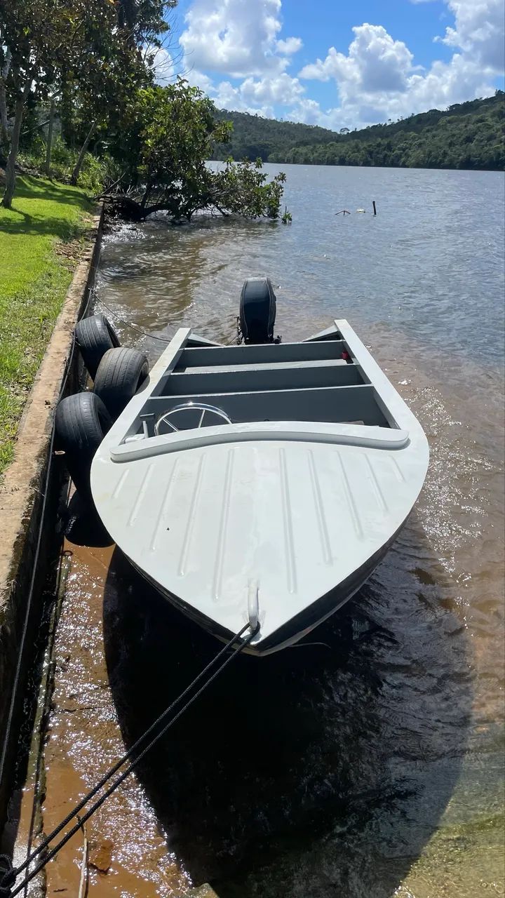Barco Lancha Alumínio  - Foto 3
