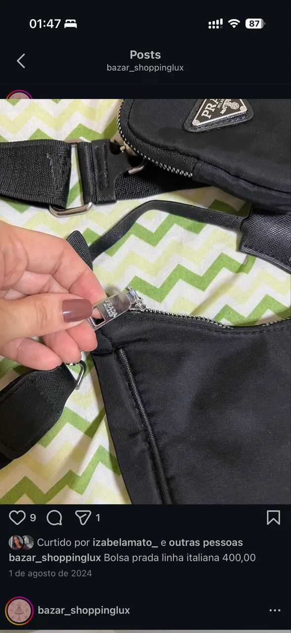 Bolsa prada 400,00 - Foto 3