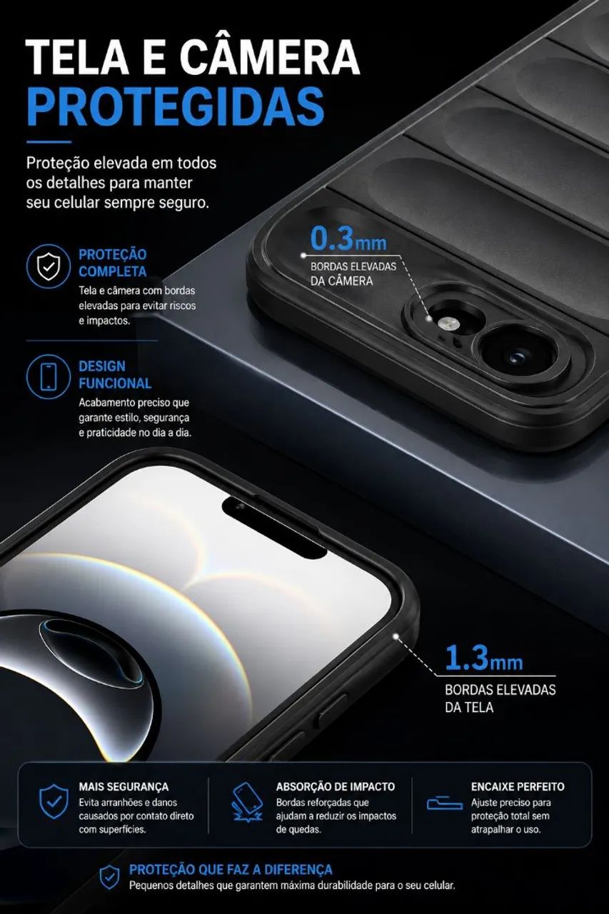 Capinha para Poco X8 Pro Max  - Foto 3