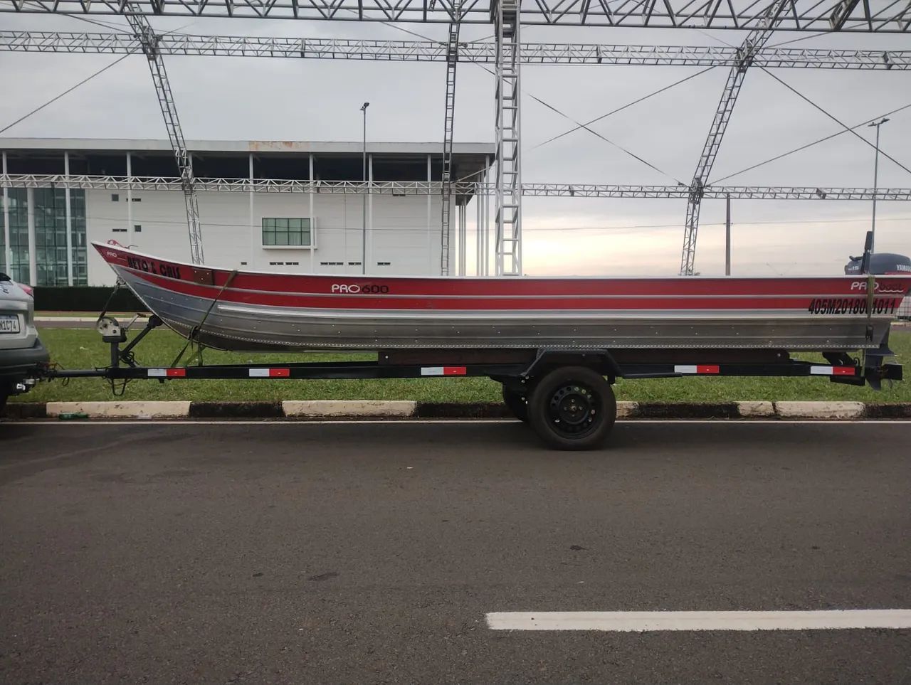  Conjunto completo barco motor e carreta  - Foto 2