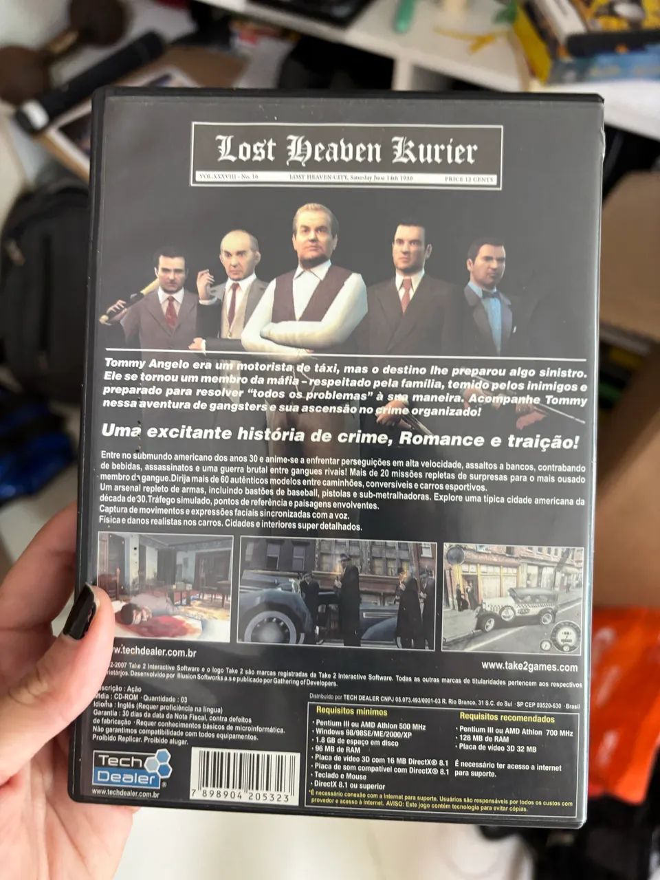 Mafia PC CD-ROM Original - 3 CDs + Caixa - Foto 3