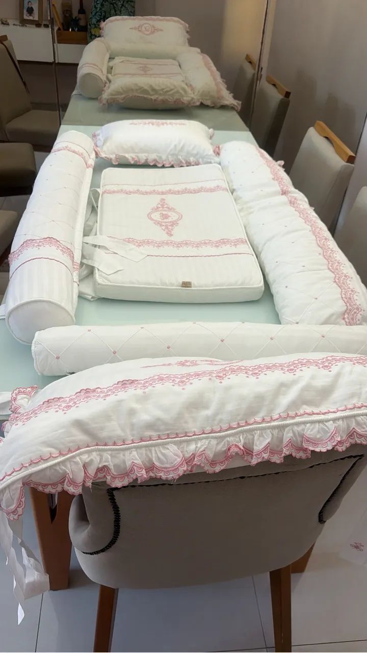 Kit Berço Bebê Menina
