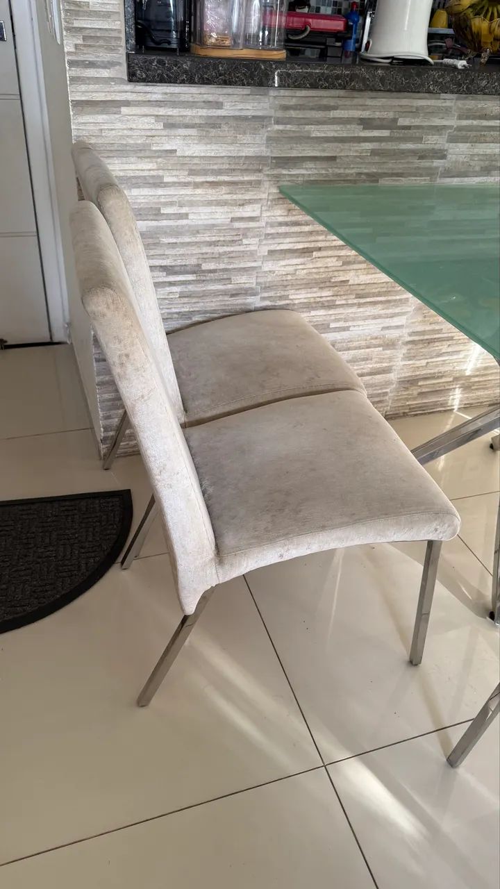 Conjunto de mesa jantar com 6 cadeiras  - Foto 5