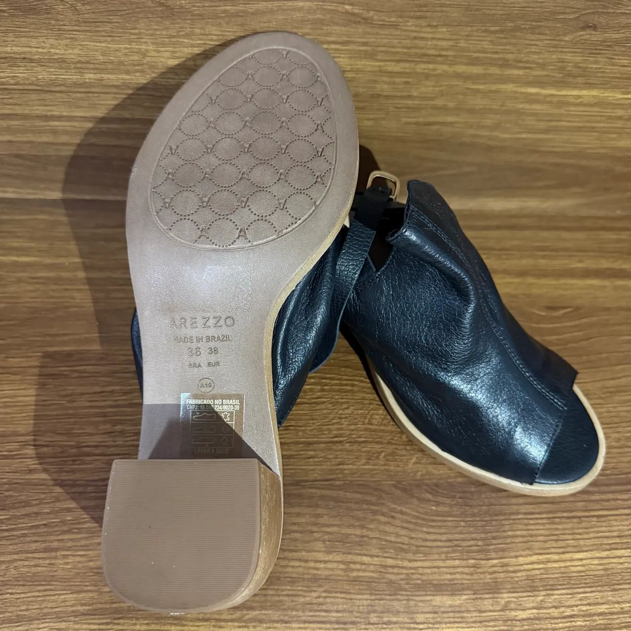 sandália arezzo sandal boot preta 37 original - nova - Foto 3