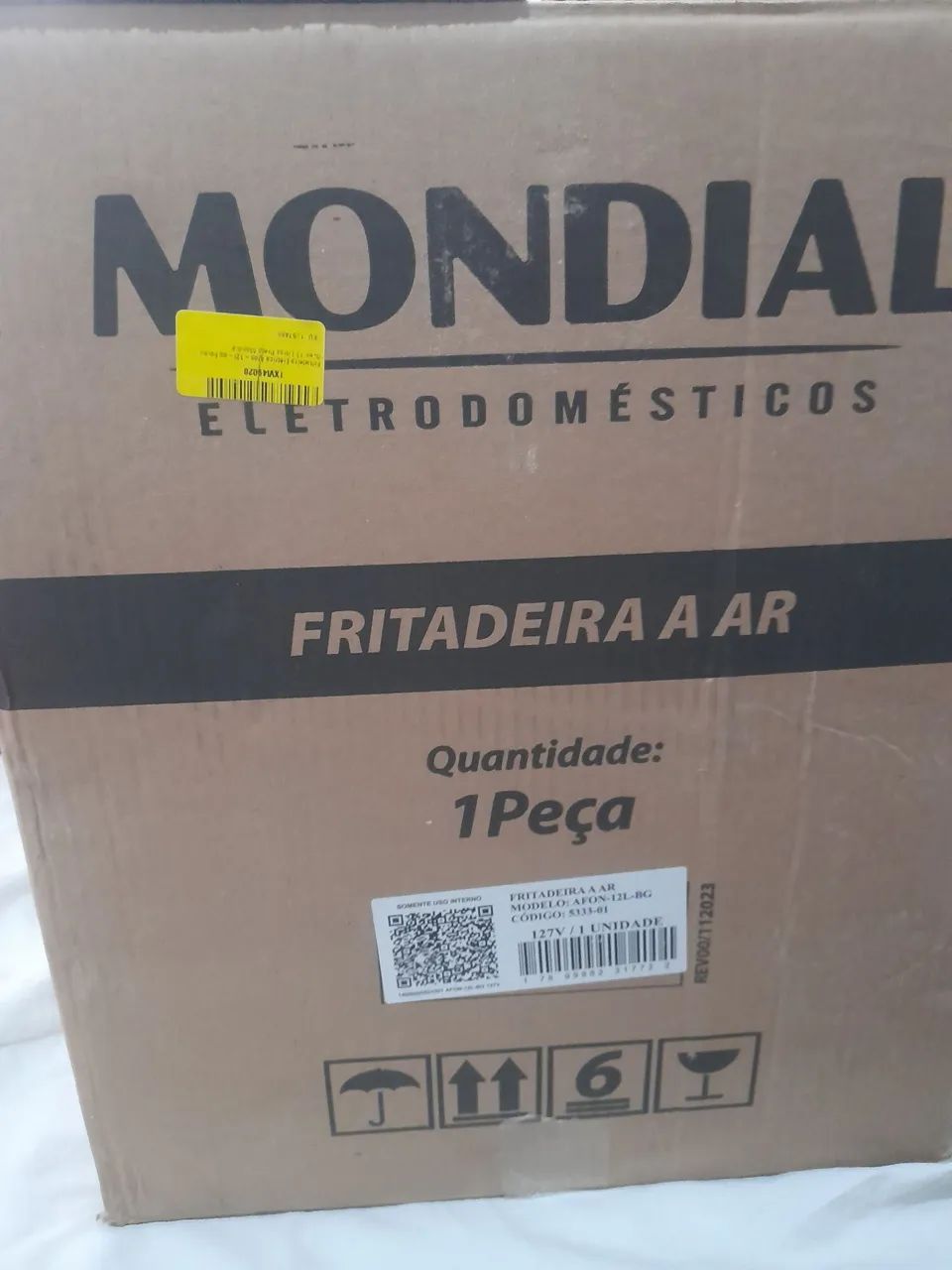 Fritadeira Elétrica e forno 12L mondial 127V - Foto 3