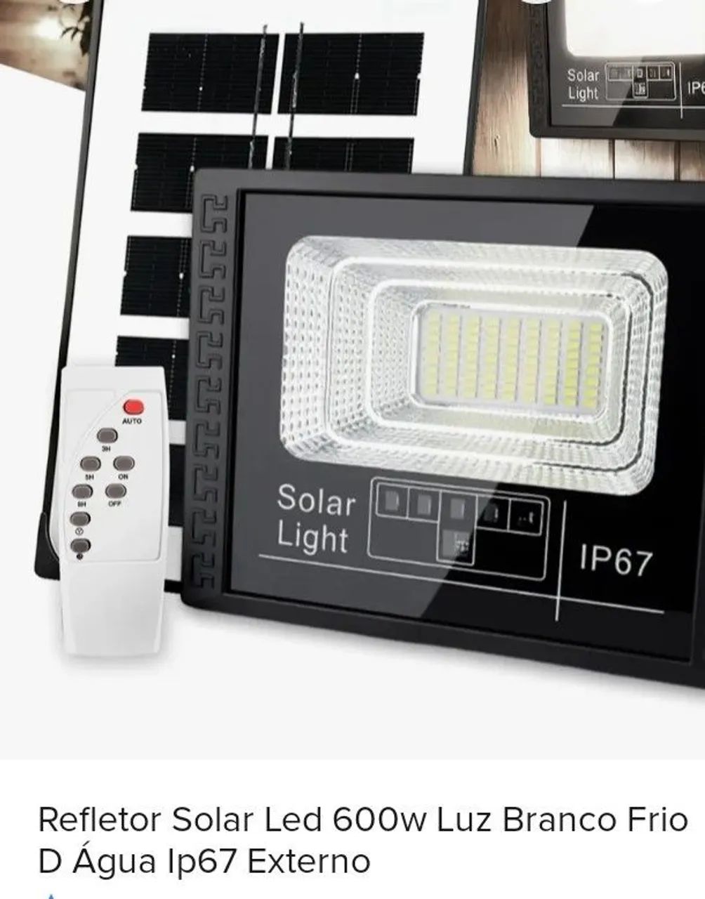 REFLETOR SOLAR DE LED 600W