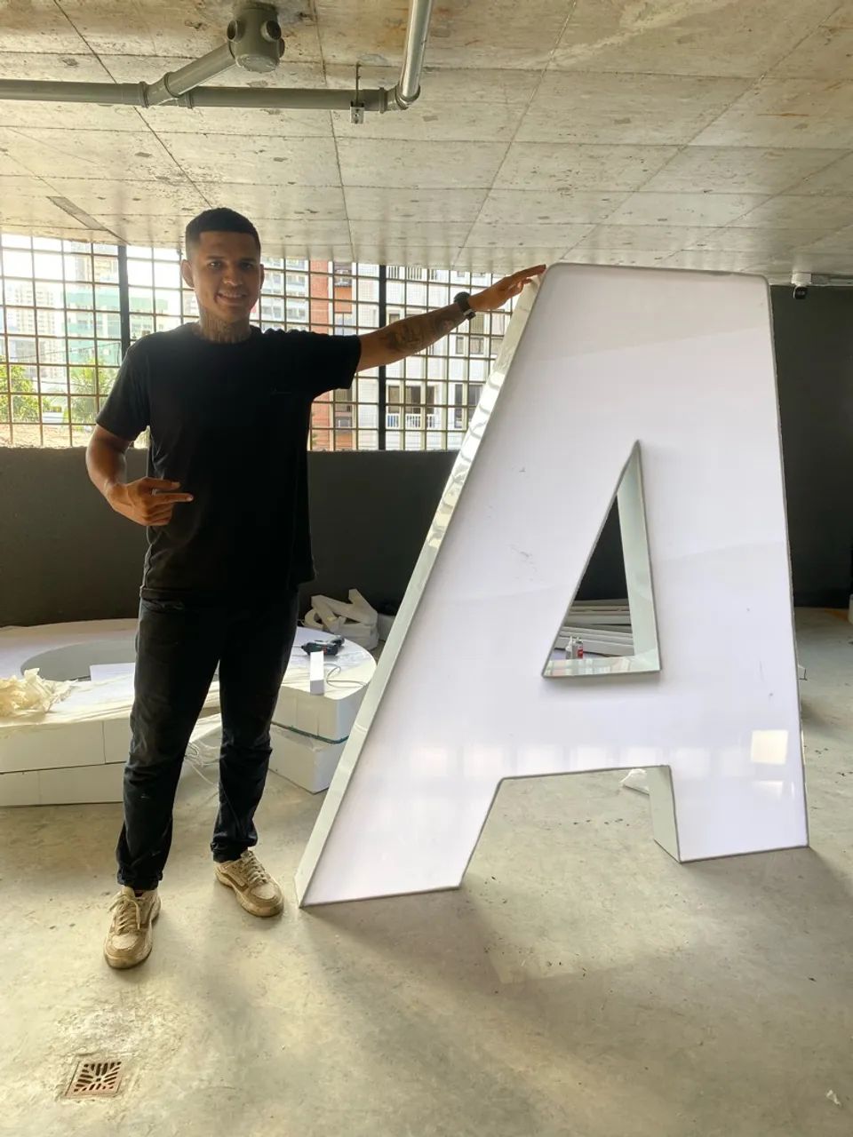 Fachadas em acm !! Letras luminosas e mais !!!!!