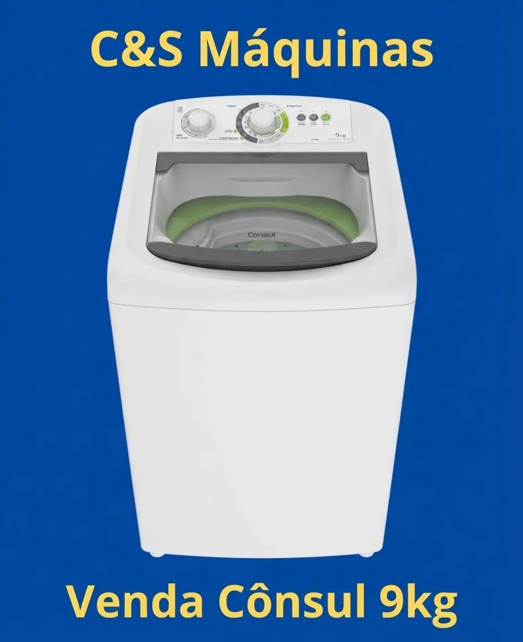 Máquina de lavar Cônsul 9kg 