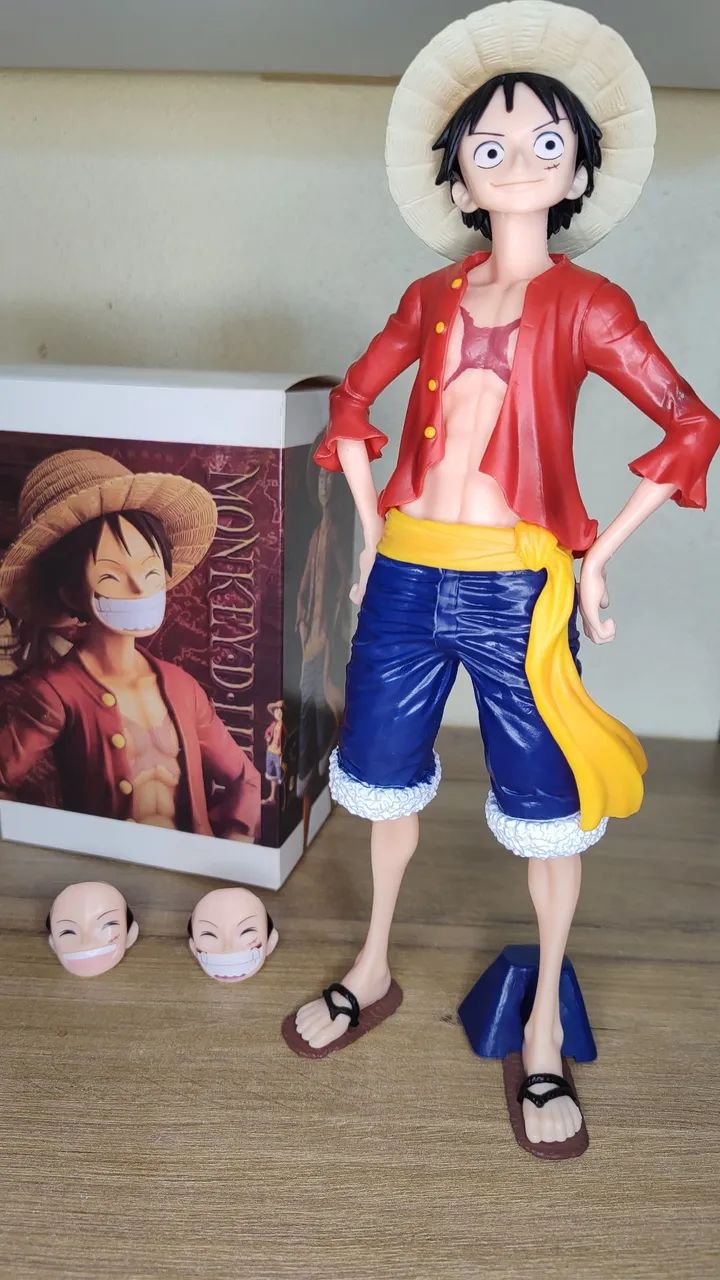 Action figure Luffy 3 faces One Piece  - Foto 5