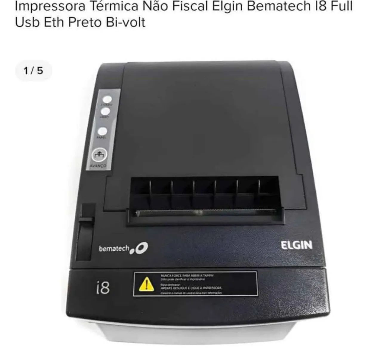 Vendo impressora térmica completa 