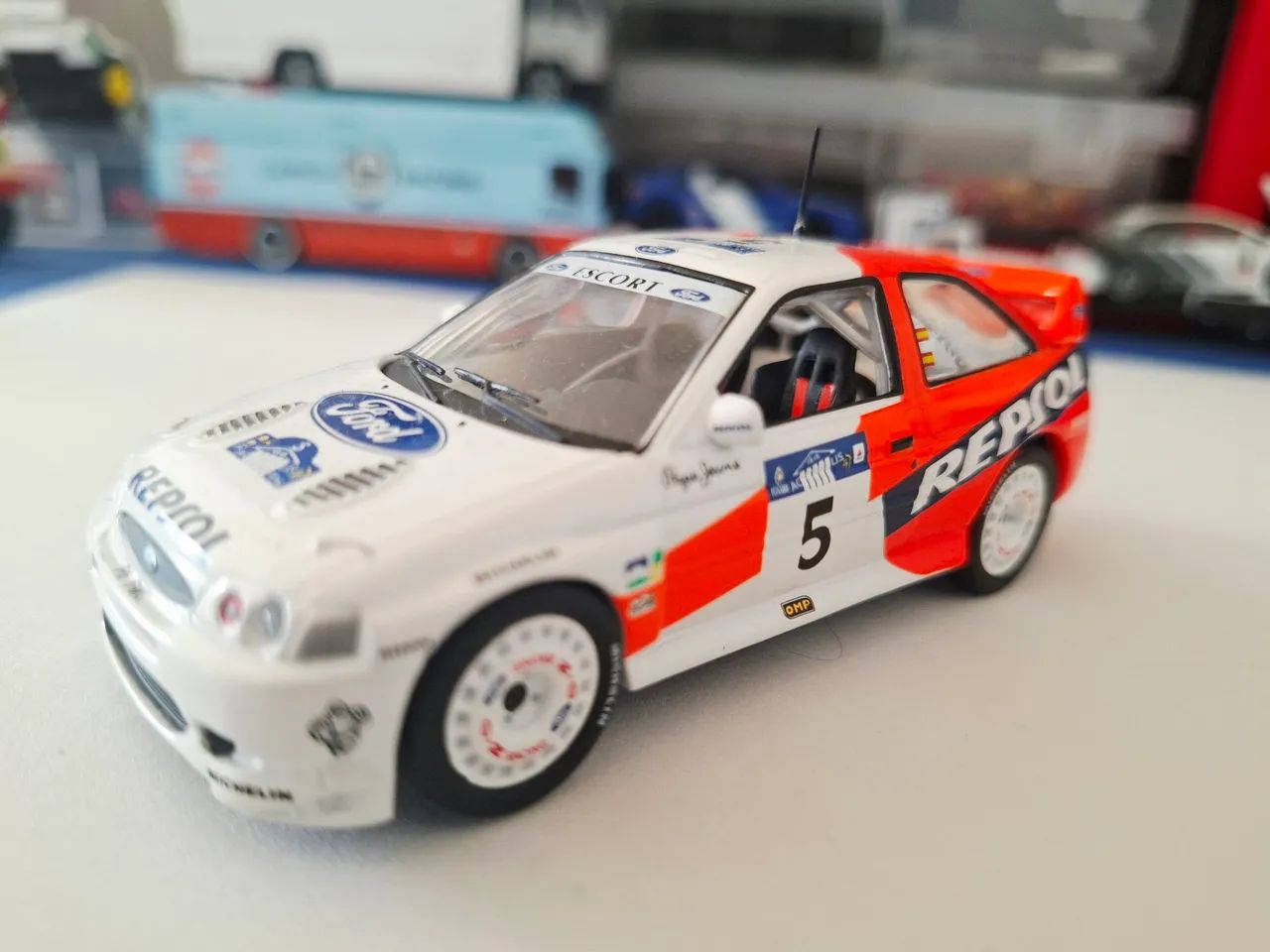 Miniatura Ford Escort WRC escala 1:43 Espetacular!!! - Foto 3