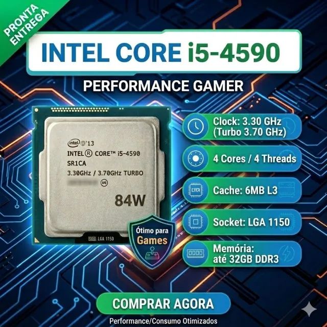 PROCESSADOR INTEL I5 4590 (1150)  - Foto 3