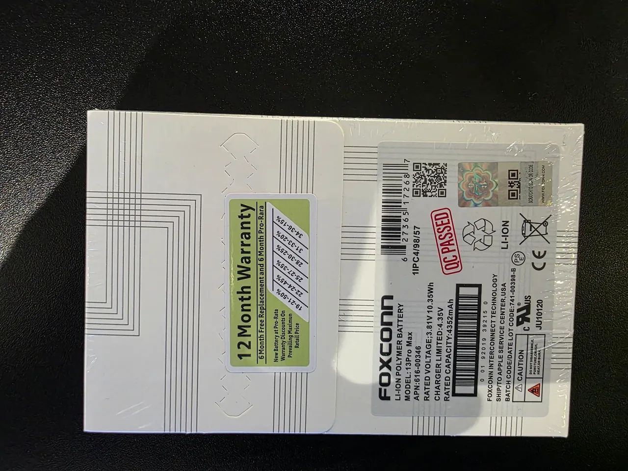 Bateria Foxconn Iphone 13 Pro Max Nova