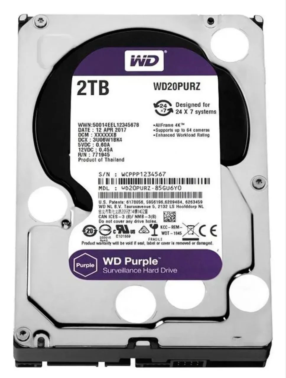 HD purple 2 tb