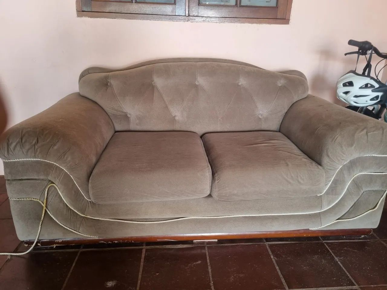 CONJUNTO SOFÁS TAPEÇARIA  - Foto 2