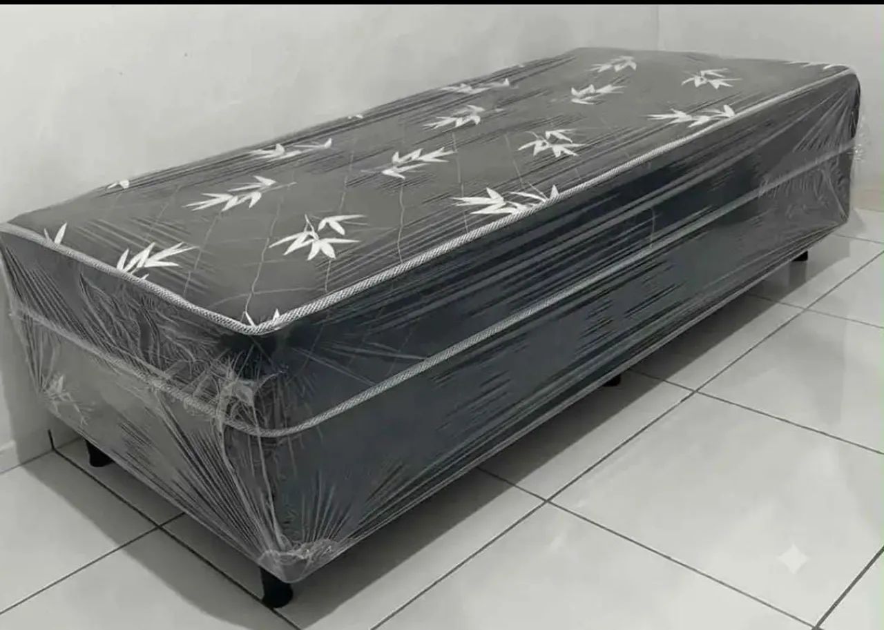 Cama box solteiro D33 por 270 reais entrega grátis 