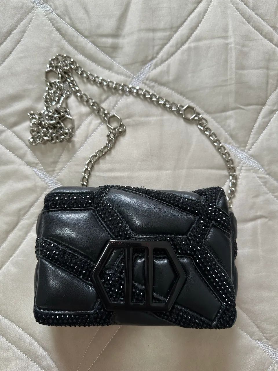 Bolsa Arezzo emma com brilhos  - Foto 4