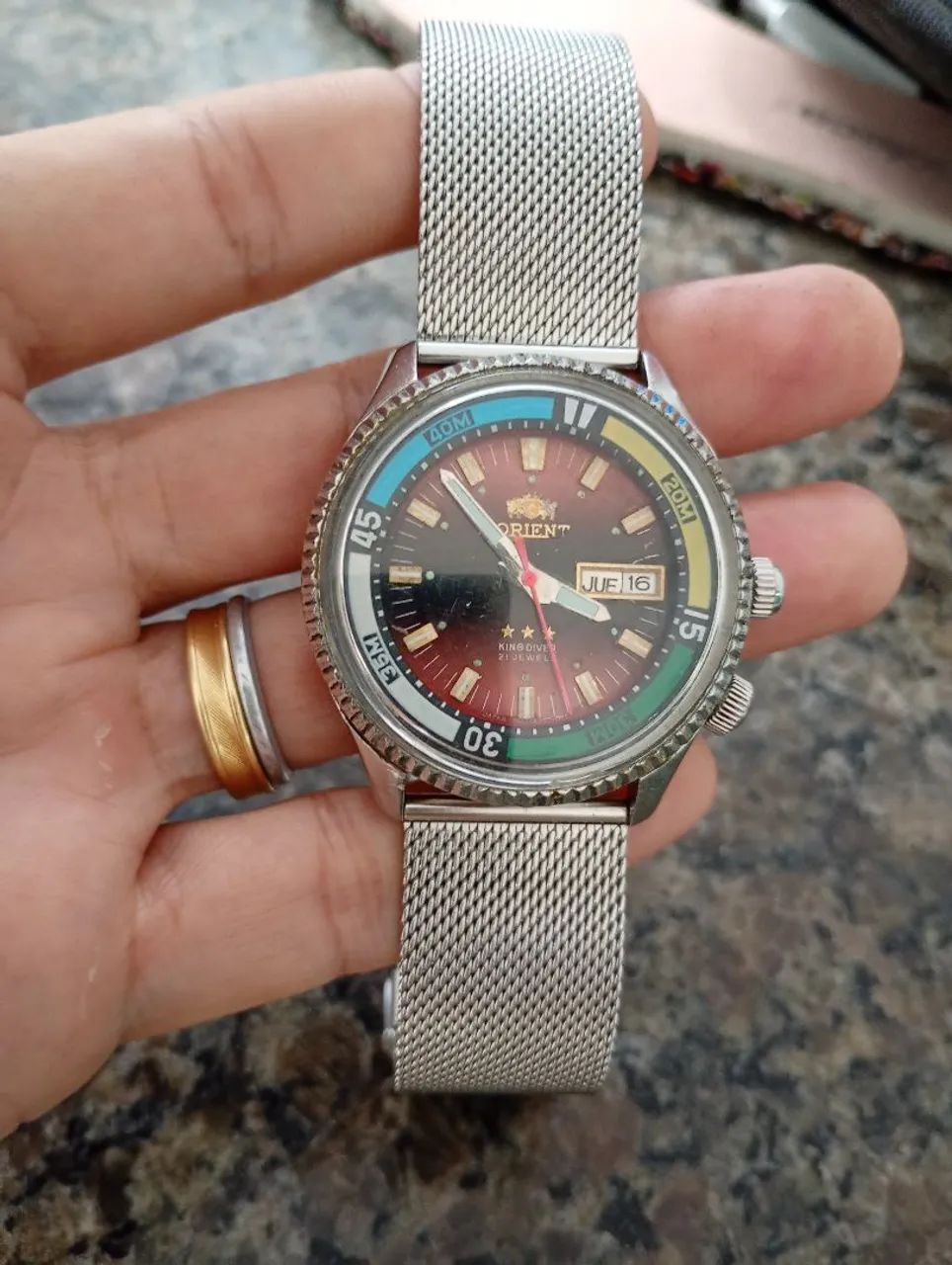 Orient Três Estrelas King Diver (KD - Três Chaves) - Acessórios