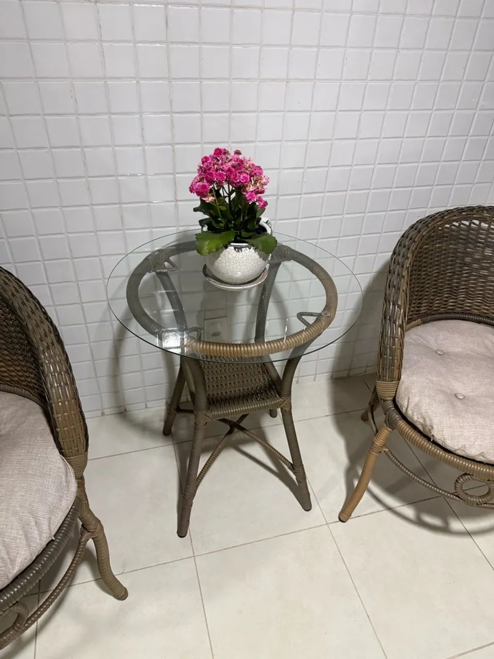 Conjunto cadeiras e mesa terraço varanda - Foto 3
