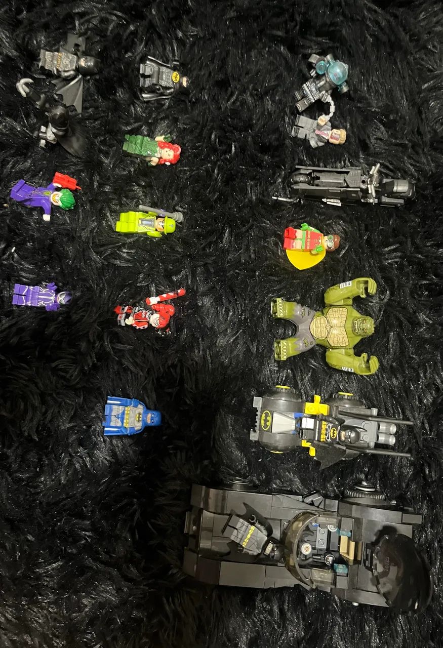 Coleção de legos do Batman e seus vilões 