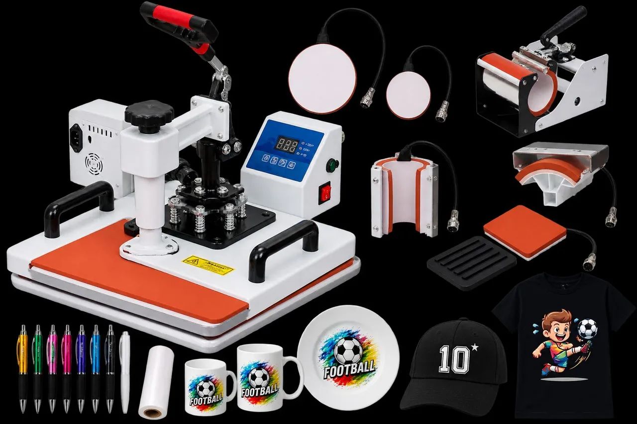 Prensa térmica 8 em 1 Tander 