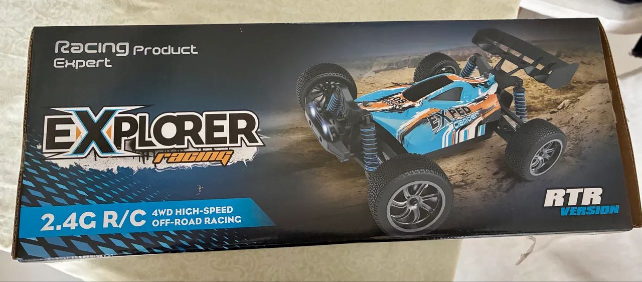Carrinho RC Explorer 4x4 Off-Road! Diversão garantida com até 40