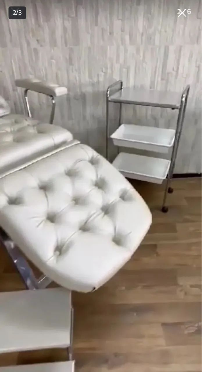 Conjunto maca , mocho, estante e escada  - Foto 2