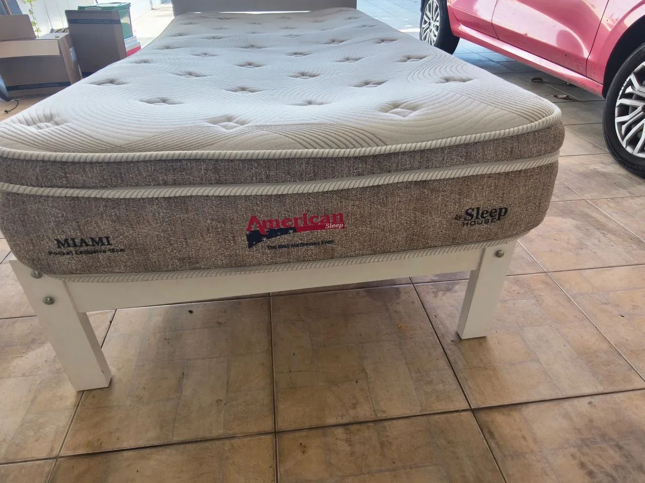 Cama de solteiro com colchão  - Foto 4