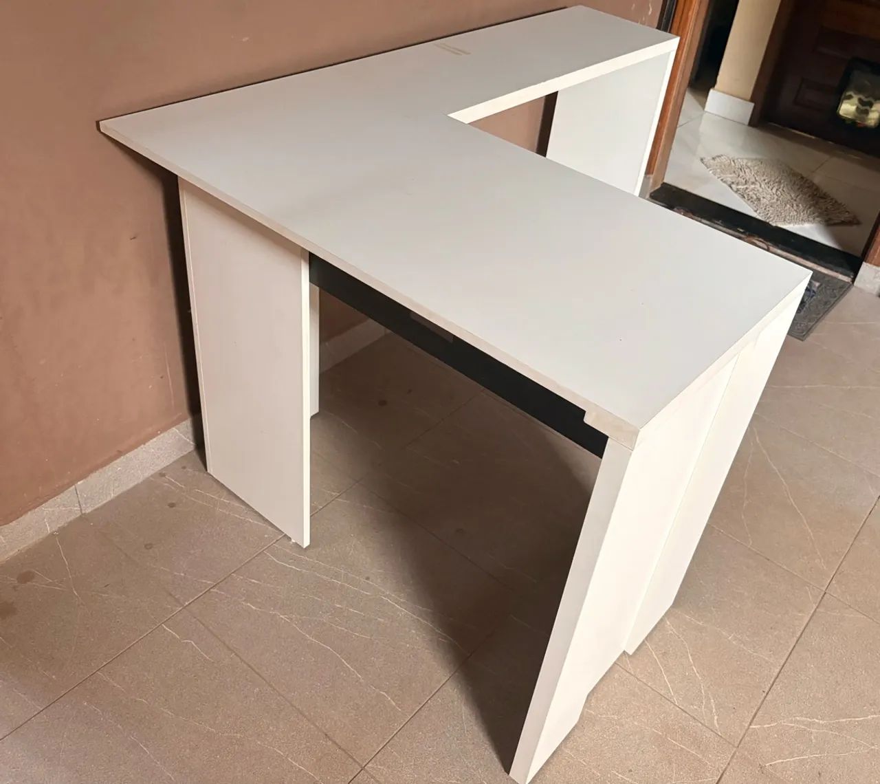 Mesa de Escritório em L - MDF - Foto 2