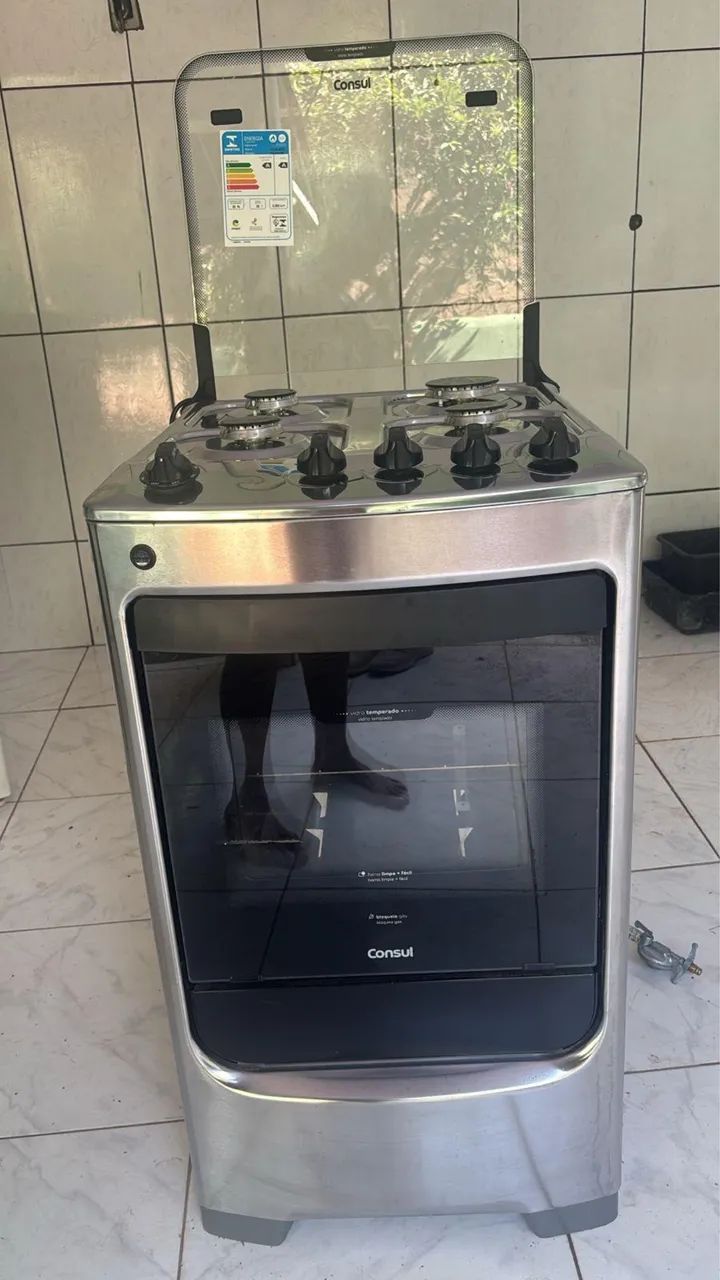FOGÃO INOX CONSUL 4 BOCAS - Foto 3