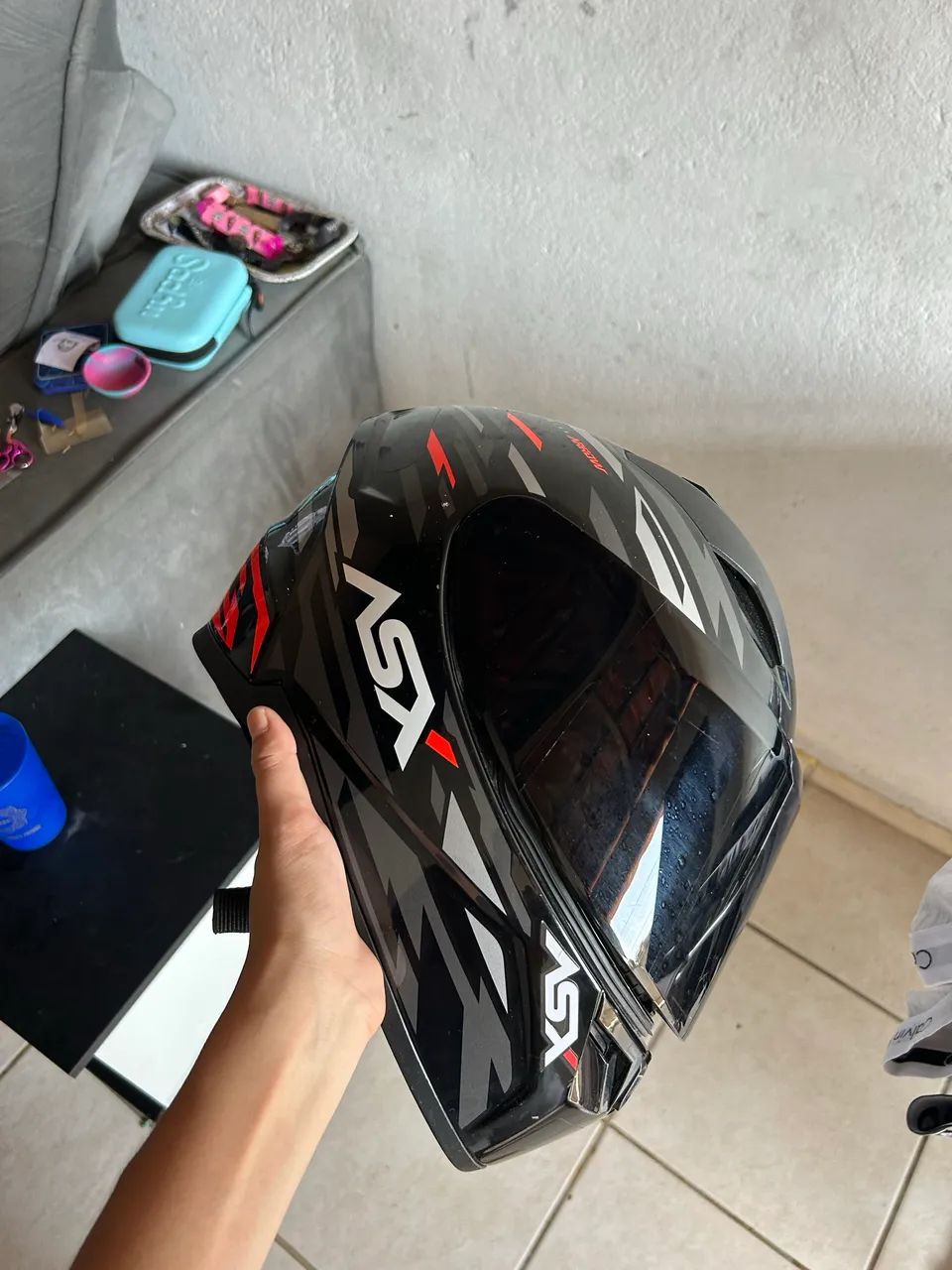 Capacete ASX para venda TAM:57/58 - Foto 5
