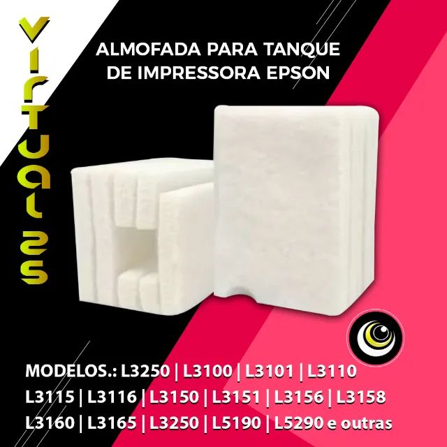 Almofada Tanque de Tinta para Epson  L3250 L5190 L5290 L1110 L3100 L3101 L3110  L3151 L316