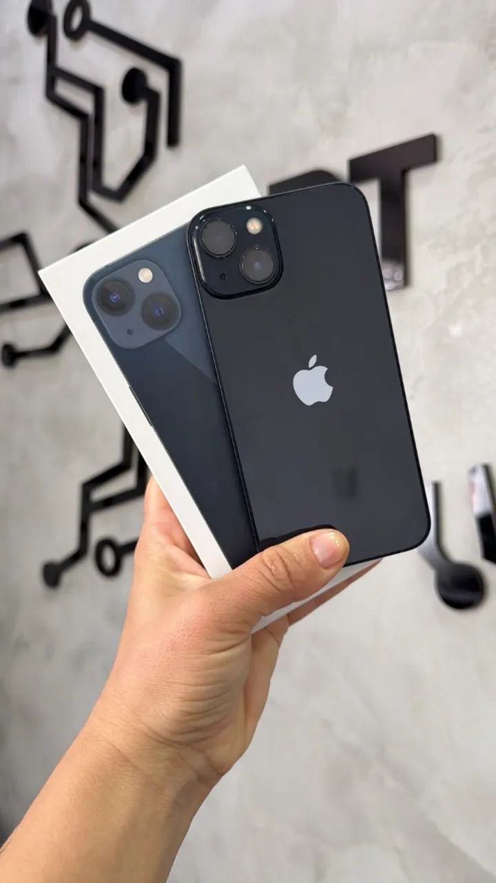 iPhone 13 Midnight 256GB (Com caixa) + Nota e 3 meses de garantia