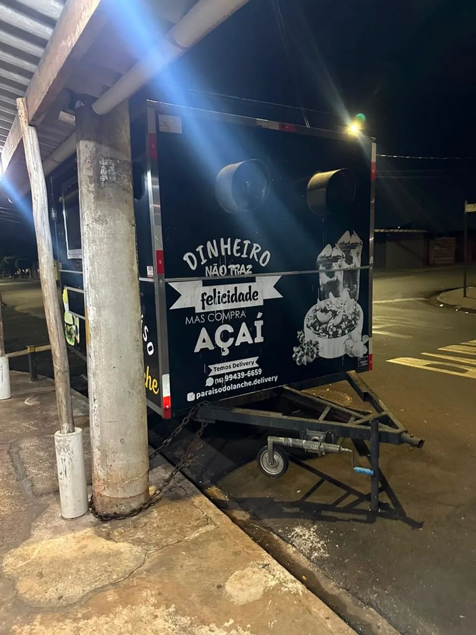 Trailer 3x2 Emplacado - Placa solar - Pronto p/ trabalhar  - Foto 3
