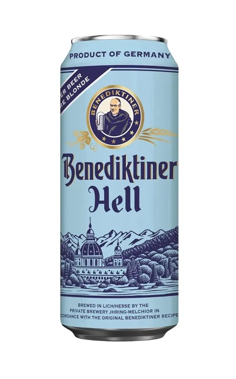 Kit Cerveja Benediktiner Hell 5X500ml e Copo - Foto 2