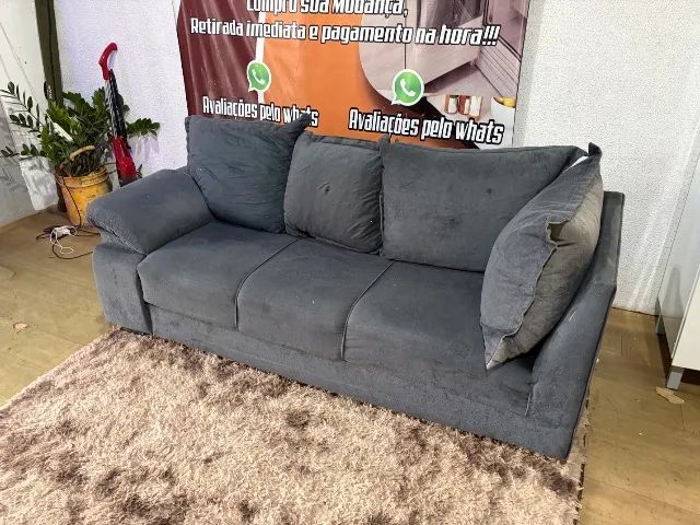 Sofa 3 lugares ótimo estado ( entrego ) - Foto 3