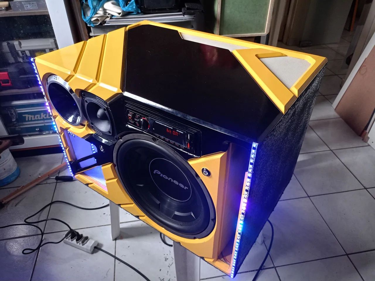 Caixa trio 12 polegadas 