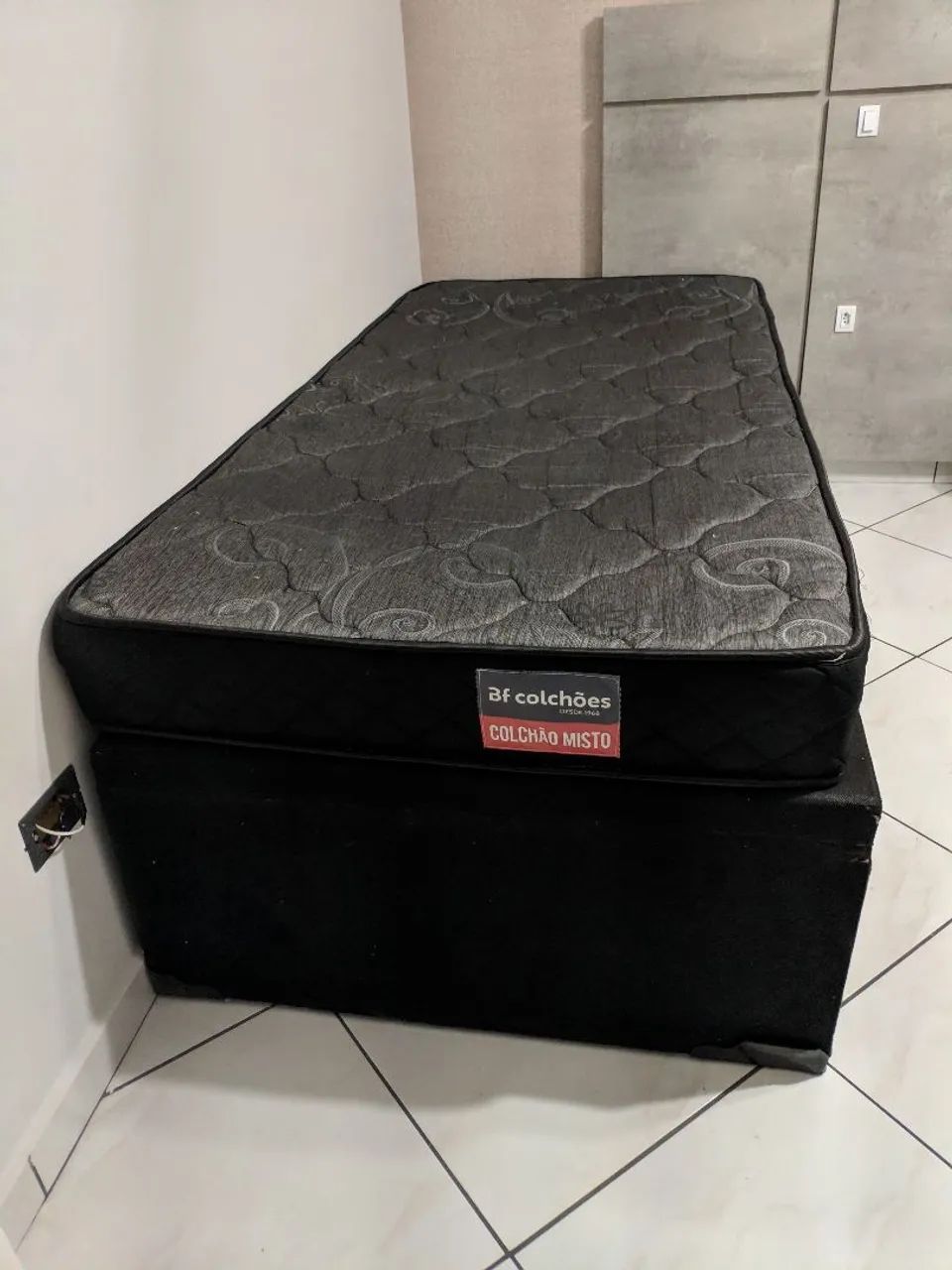 Cama Box Bicama Solteiro com Baú + Cama Auxiliar - Foto 2