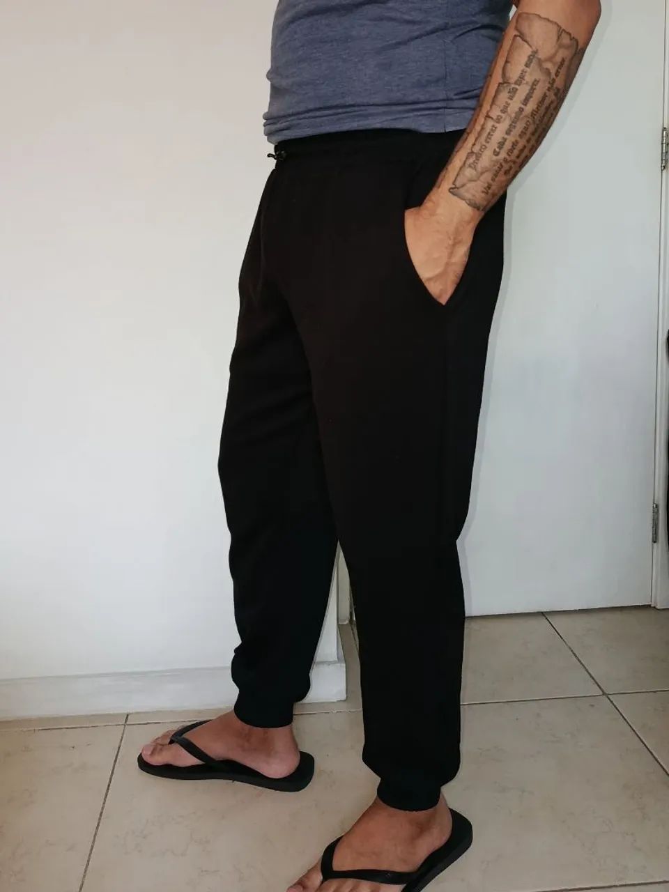 Calça Moletom Preta