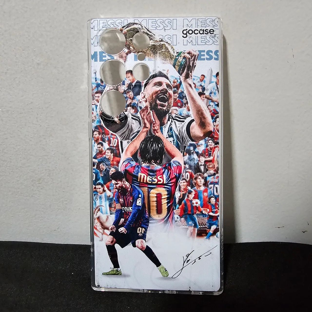 Capa Gocase - Samsung S23Ultra "Tema Messi" personalizada.