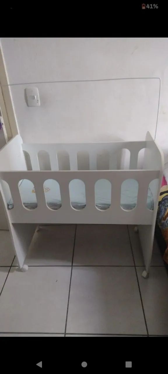 Mini berço c colchão e arco 230 reais retirar 