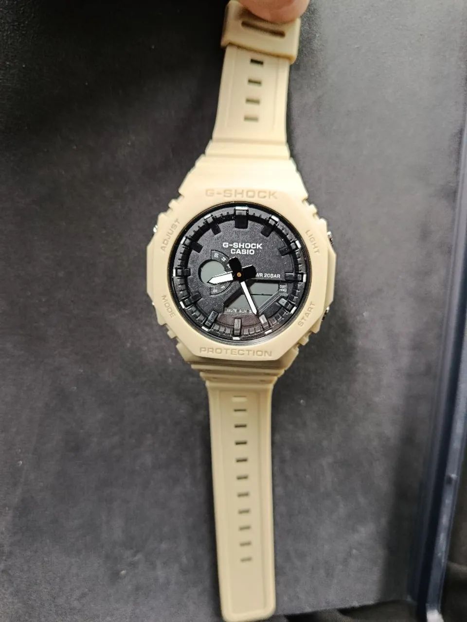 Relógio GShock Casio na cor creme novo - Foto 4
