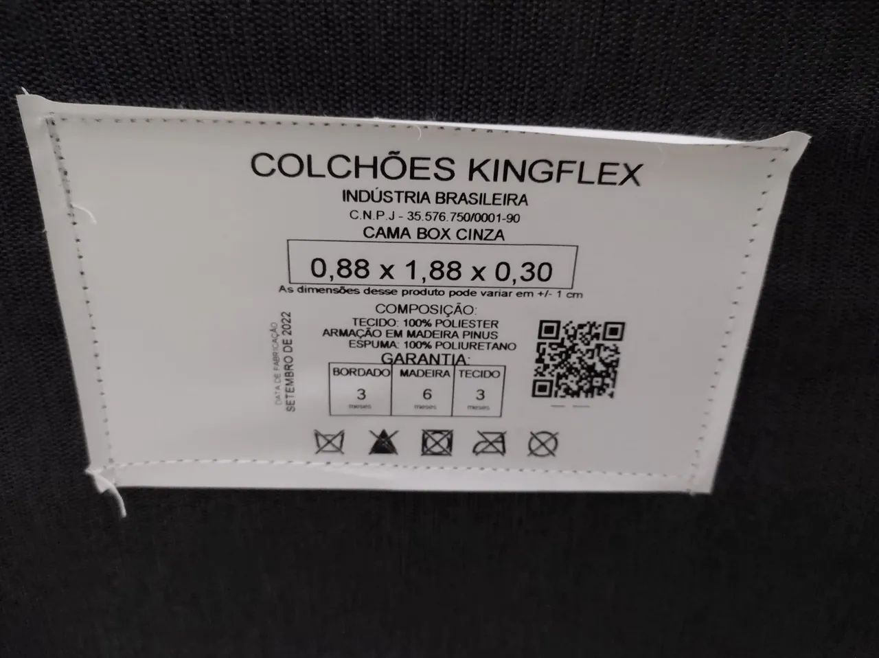 Cama box solteiro com colchão de mola (usada) - Foto 5