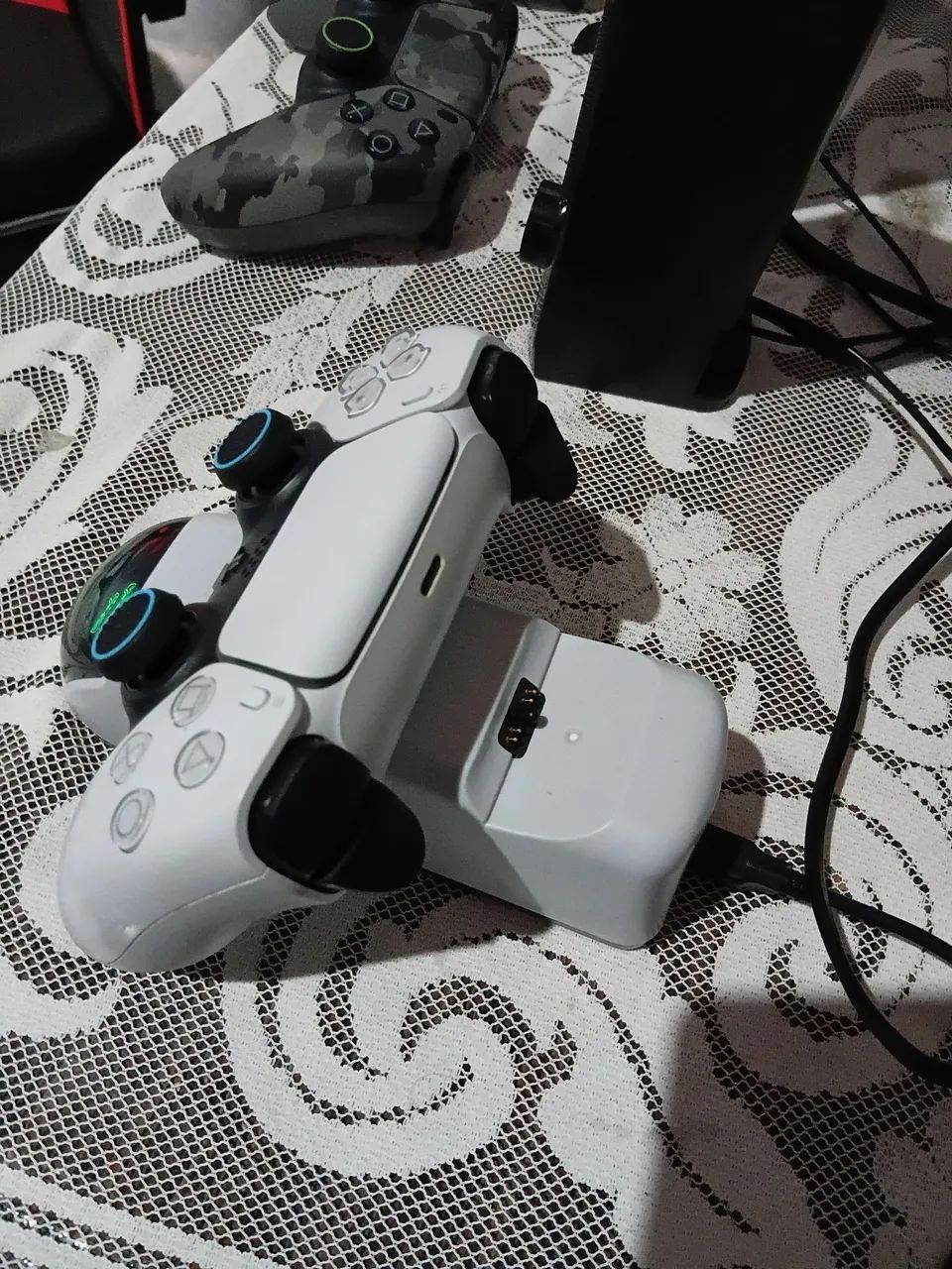Controle PS5+Carregador base - Foto 2