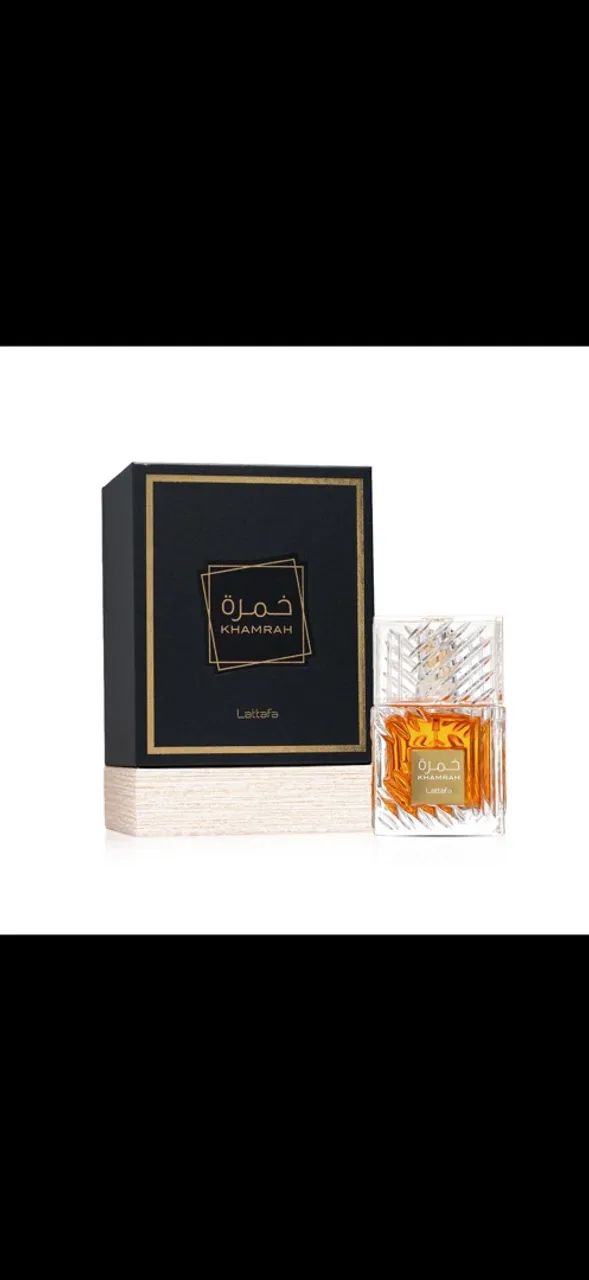 Perfume Lattafa Khamrah 100ml - Frasco e Embalagem - Foto 2