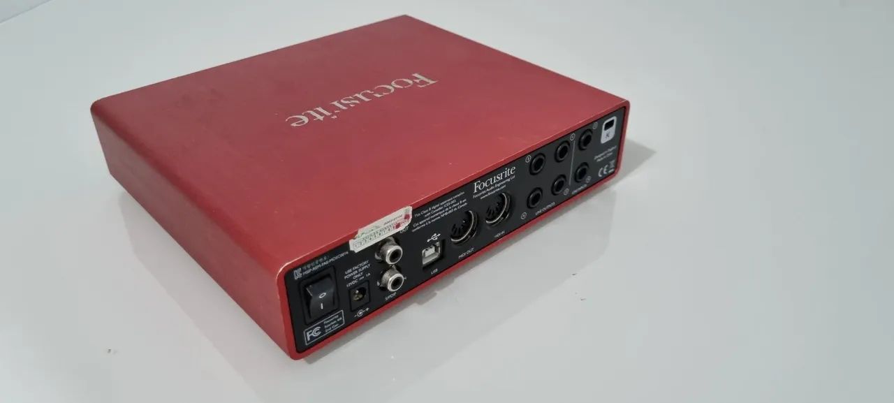 Scarlett Focusrite 6i6 - Equipamentos e Acessórios de Som - Jardim