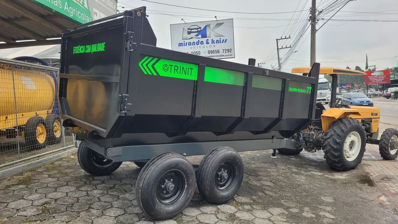 Carreta Agrícola Tipo Caçamba Trinit - 7 Toneladas | NOVA - Foto 2